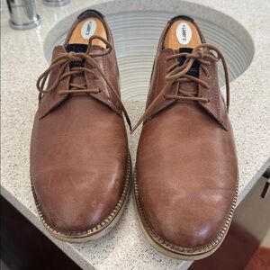 Josef Seibel Men's Brown Leather Lace-Up Shoes